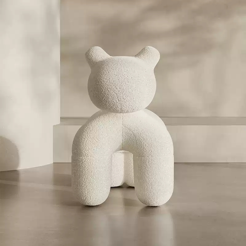 Italian pony chair net red animal seat leisure chair designer cartoon single sofa living room bench